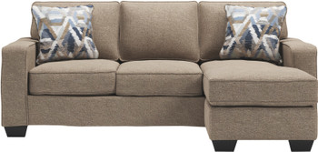 MARFA Driftwood 85" Wide Reversible Sofa Chaise