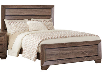 ANDREWS Taupe Bed