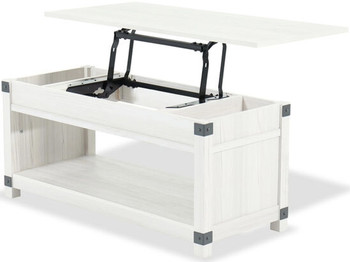 CALEB White 3 Piece Table Set (RTA)
