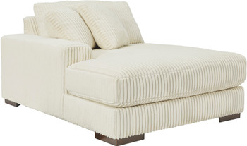 PREZZA Ivory 51" Wide Left Arm Chaise
