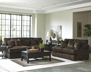 TEDDY Chocolate Ultra Push Sofa & Loveseat