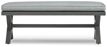 Elite Park - Bench With Cushion - Gray