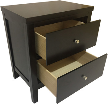 ZADE Brown 22" Wide Night Stand