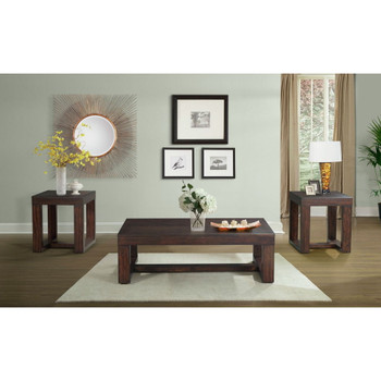 Hardy - 3 Piece Occasional Table Set (Coffee Table And Two End Tables) - Cherry