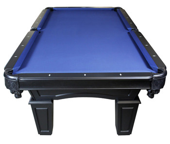 The Knight 8-FT Black Pool Table