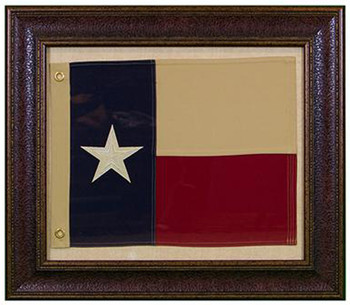 Small Texas Flag W/Matt Wall Art