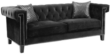 Locklear Black Sofa