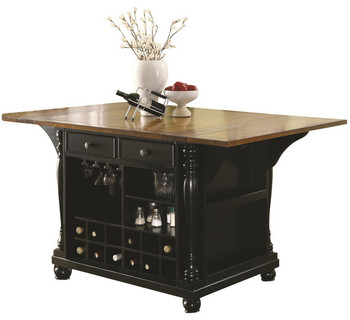 Miell Black Island Table