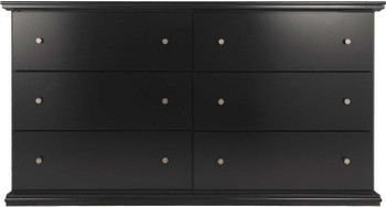 LUCIA Black 63" Wide Dresser