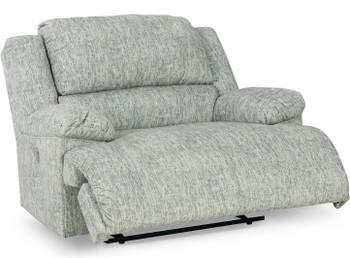 REYMAR Light Gray 57" Wide Oversized Recliner