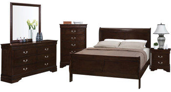 NIMES Dark Brown Bedroom Set