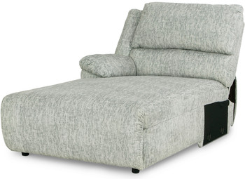 REYMAR Light Gray 45" Wide Left Arm Reclining Chaise