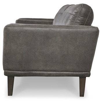 HOLYFIELD Dark Gray 58" Wide Loveseat