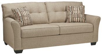 MAURITUS Tan 80" Wide Full Sofa Sleeper