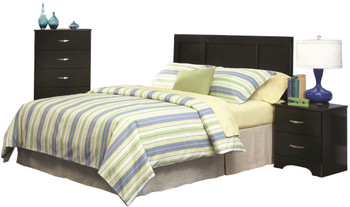 LEONE Black Twin Bedroom Set