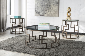 ADDI Dark Bronze 3 Piece Tables