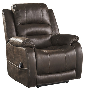 Terza Brown Recliner with Head & Lumbar control