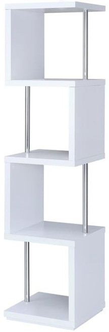 PARKER White 16" Wide Bookshelf
