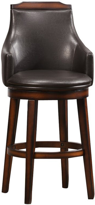 WARREN Brown Swivel Barstool