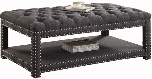 Mero Dark Gray Wide Bench