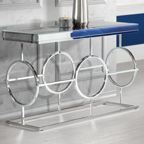 MICHELLE Mirrored 44" Wide Sofa Table