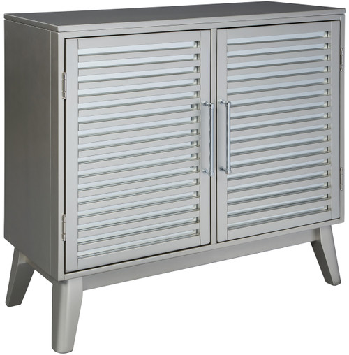 Cydney Silver Accent Cabinet