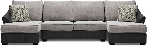 STOCKTON 143" Wide Oversized Sectional with Double Chaise