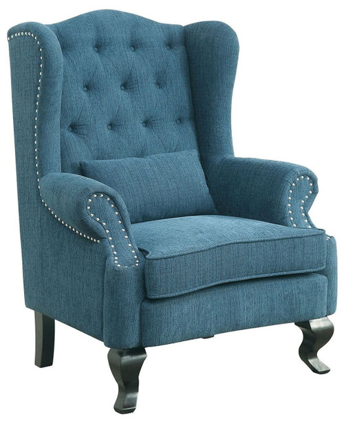 Kia Dark Teal Accent Chair