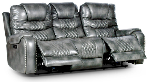 Rover Grey Powered Reclining Sofa 