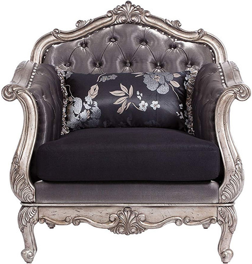 ANTOINETTE Platinum 40" Wide Chair