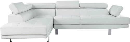 DEFNE White 106" Wide Sectional