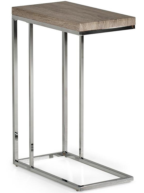 MODANI Taupe Chairside End Table