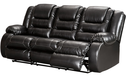 Holten Black Reclining Sofa Cb Furniture