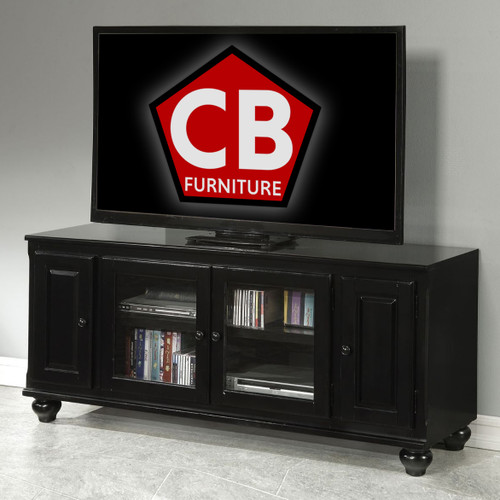 KENELM Black 58" Wide Entertainment Center