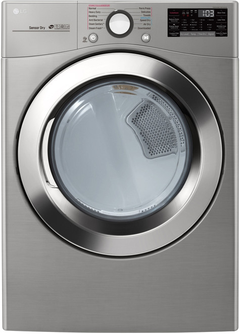 LG Graphite 7.4 cu. ft. Ultra Large Capacity Smart wi-fi Enabled SteamDryer