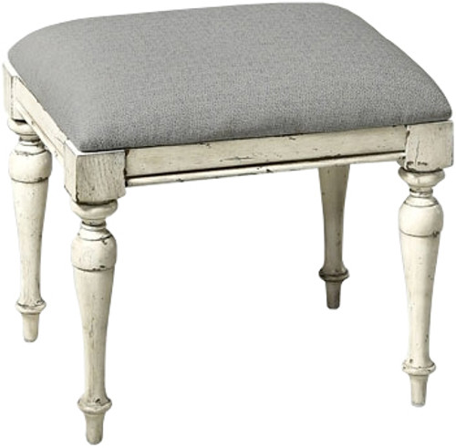 NEWHAVEN White 20" Wide Stool