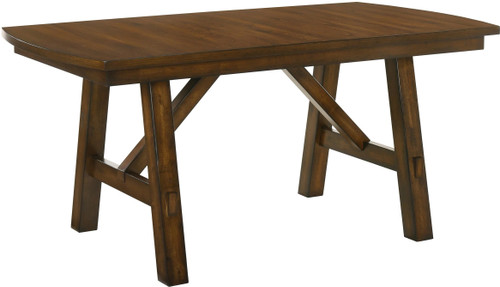OLYMPIA Brown 78" Wide Counter Height Table