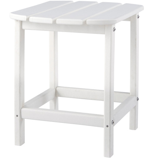 CHAMPLAIN White 15" Wide Adirondack Side Table