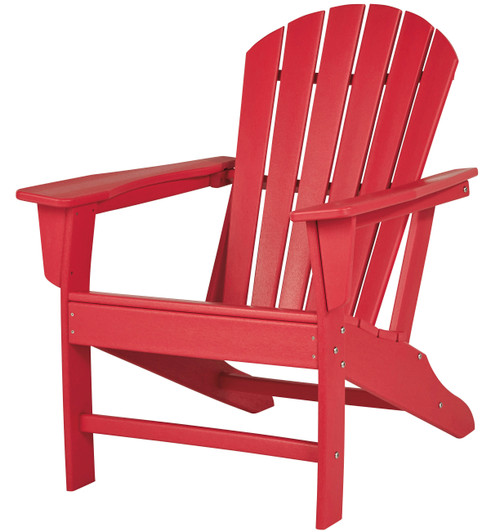 CHAMPLAIN Red 32" Wide Adirondack Chair