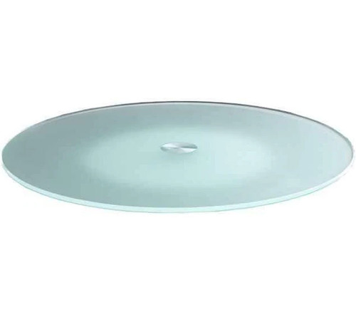 Irvine 22" Wide Frosted Lazy Susan