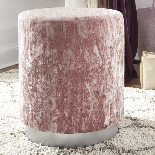 ELIZA Pink 18" Wide x 21" Height Stool  *CLEARANCE