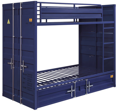 Blue Container Twin over Twin Bunkbed