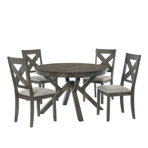 Gulliver - Round Table - Rustic Brown