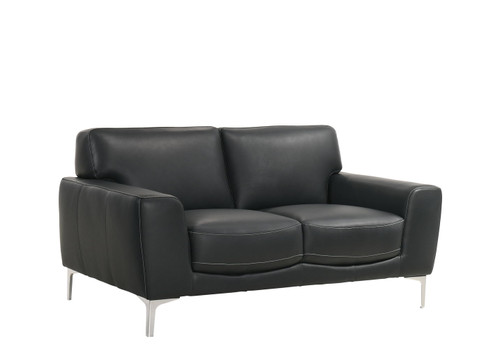 Carrara - Loveseat - Black