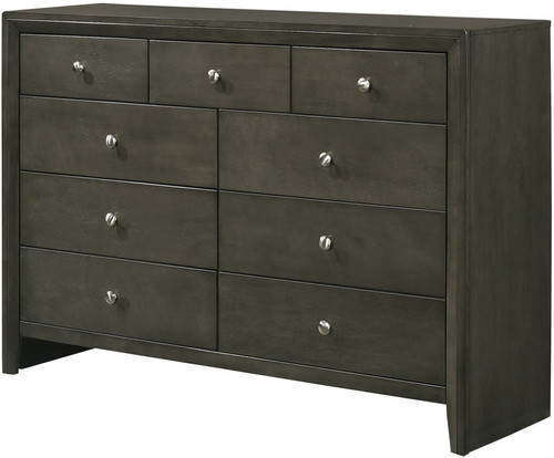 LIVINGTON Gray 55" Wide Dresser