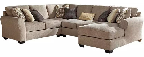 LAGUNA HEIGHTS Taupe 135" x 102" Sectional