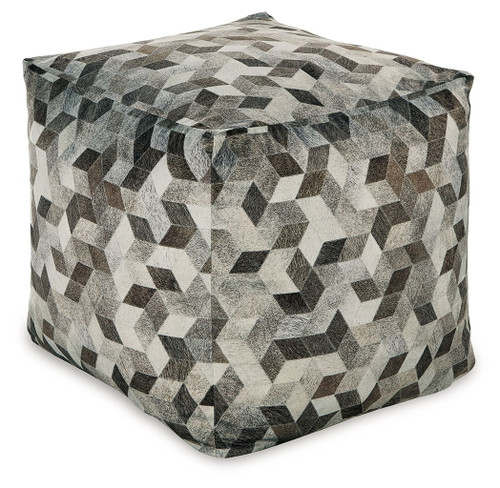 Albermarle - Gray / Brown - Pouf