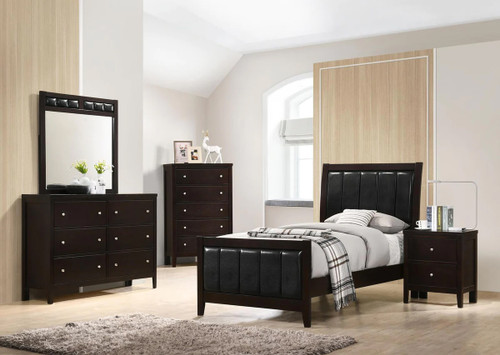 ZADE Brown Youth Bedroom Set