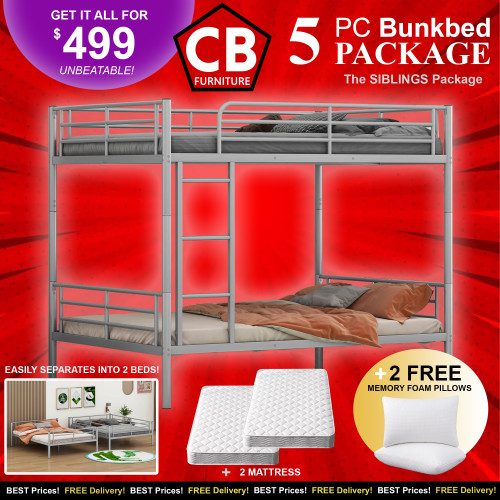 SIBLINGS 5 Piece Bunkbed Package