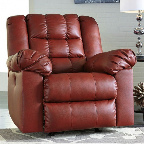 BROLAYNE Red Rocker Recliner